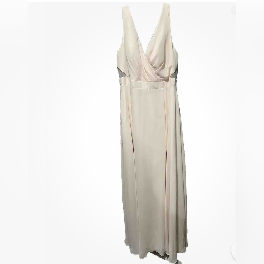 Women's Azazie Pink Prom Dress‎ Formal Bridesmaid Gown Size A6 M/L